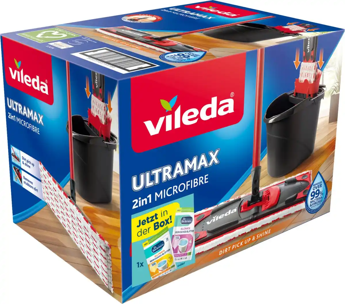 Bild 2 von VILEDA 2-in-1-Komplett-Set »ULTRAMAX«, 3-teilig