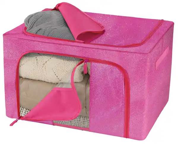 Bild 2 von DOMOPAK LIVING Textilbox »Glitter« mit Fenster