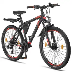 Licorne Bike Effect Premium Mountainbike in 26, 27,5 und 29 Zoll - Fahrrad für Jungen, Mädchen, Herren und Damen - Shimano 21 Gang-Schaltung - Herrenrad