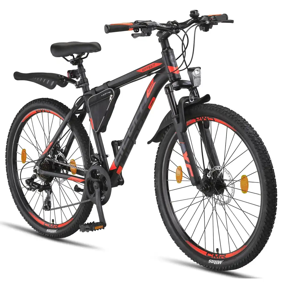Bild 1 von Licorne Bike Effect Premium Mountainbike in 26, 27,5 und 29 Zoll - Fahrrad für Jungen, Mädchen, Herren und Damen - Shimano 21 Gang-Schaltung - Herrenrad