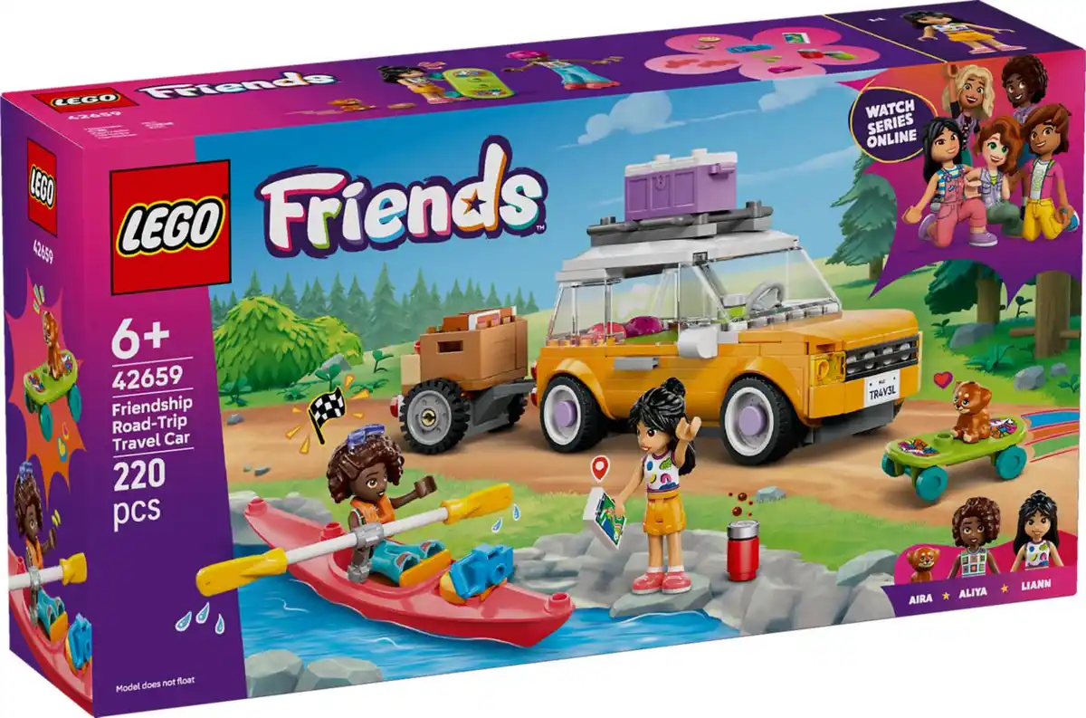 Bild 1 von LEGO FRIENDS »Abenteuertrip mit Freunden« Bauset 42659, 220-teilig
