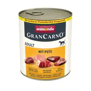 animonda GranCarno Original Nassfutter Hund Adult, Pute 6x800 g