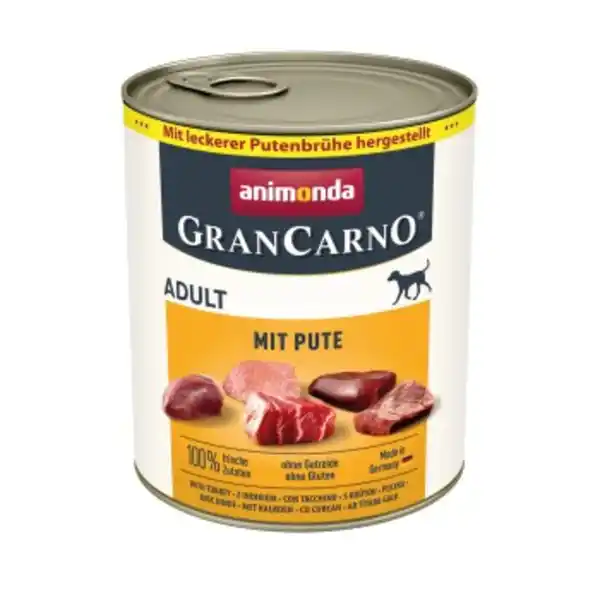 Bild 1 von animonda GranCarno Original Nassfutter Hund Adult, Pute 6x800 g