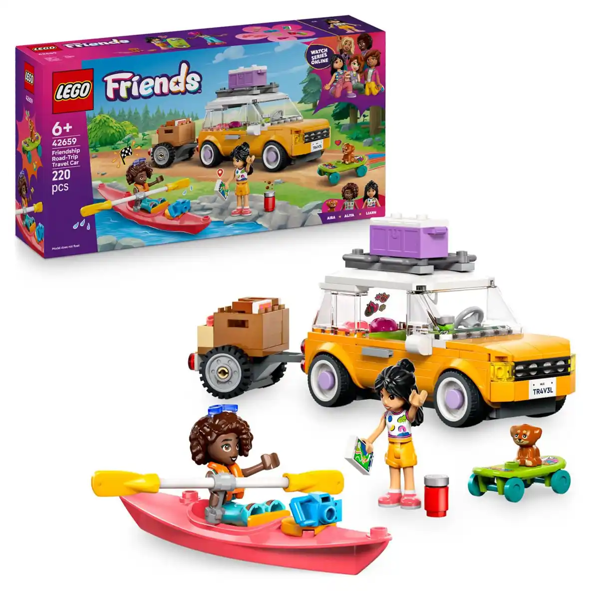 Bild 2 von LEGO FRIENDS »Abenteuertrip mit Freunden« Bauset 42659, 220-teilig