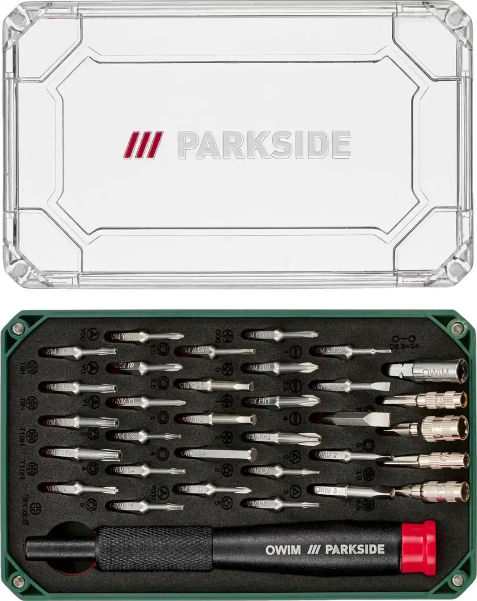 Bild 2 von PARKSIDE® Präzisionsschraubendreher- Set, 33-teilig
