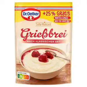 DR. OETKER Süße Mahlzeit, Grießbrei