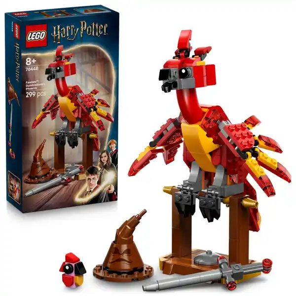 Bild 2 von LEGO HARRY POTTER »Fawkes: Dumbledores Phönix« Bau- und Spielset 76448, 299-teilig