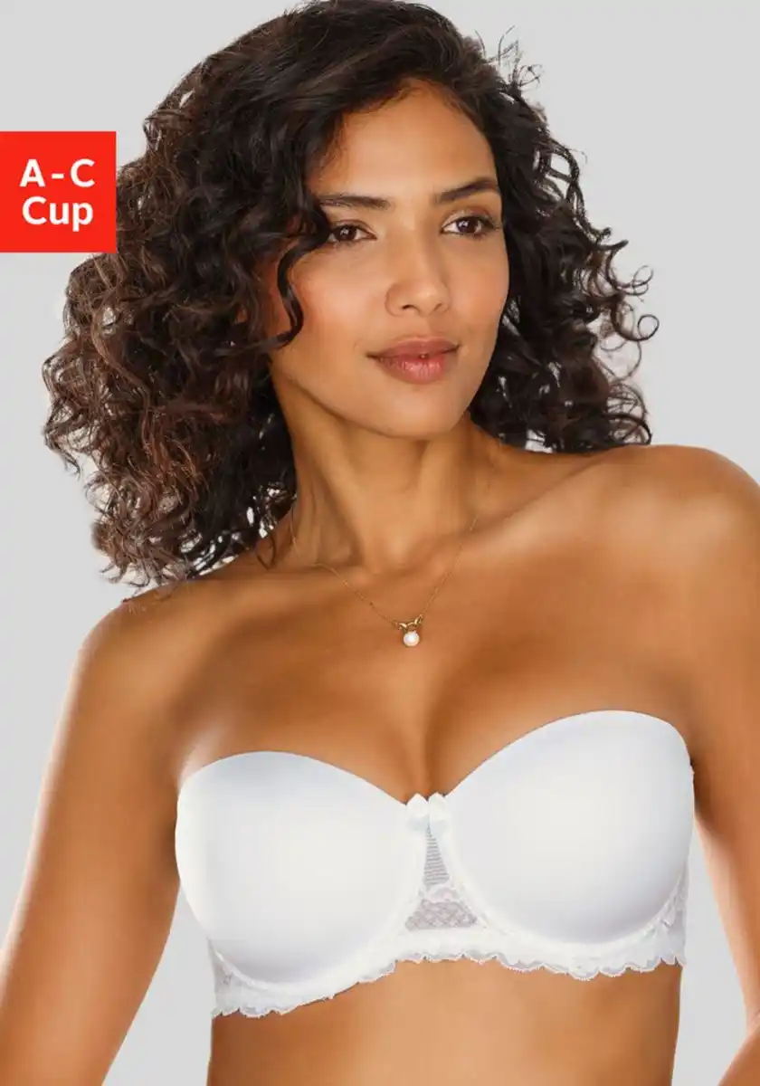 Bild 1 von Nuance Schalen-BH mit abnehmbaren Trägern und Details aus Spitze, Dessous
