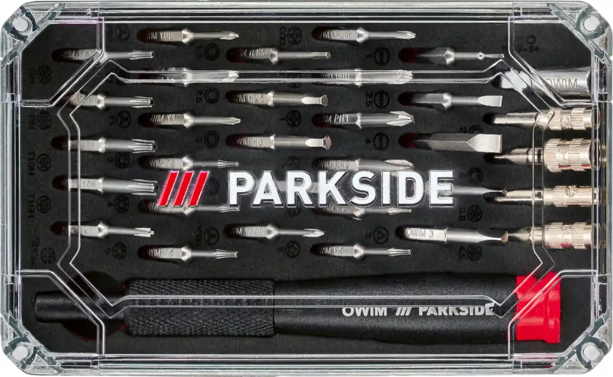 Bild 1 von PARKSIDE® Präzisionsschraubendreher- Set, 33-teilig