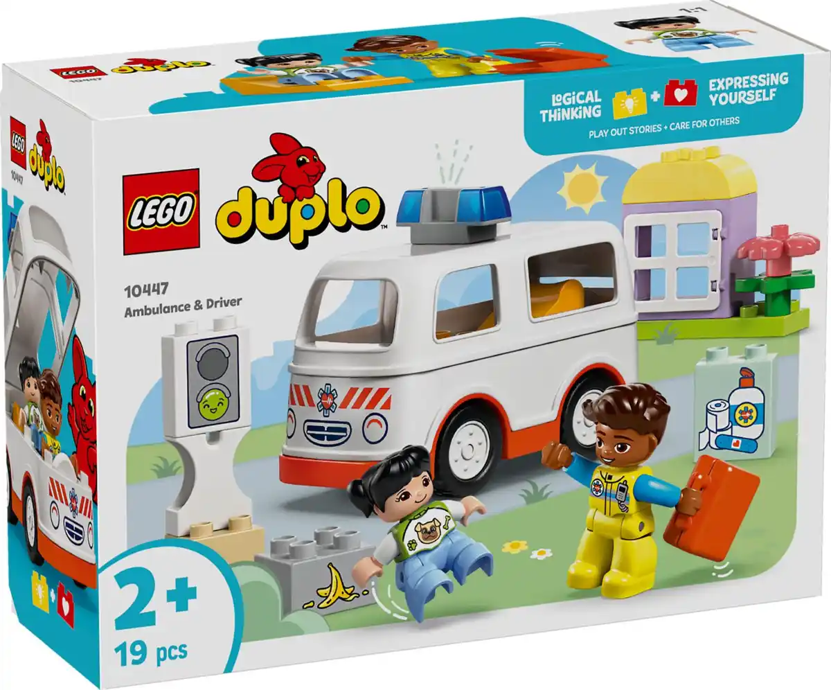 Bild 1 von LEGO DUPLO »Rettungswagen mit Fahrer« Spielset 10447, 19-teilig