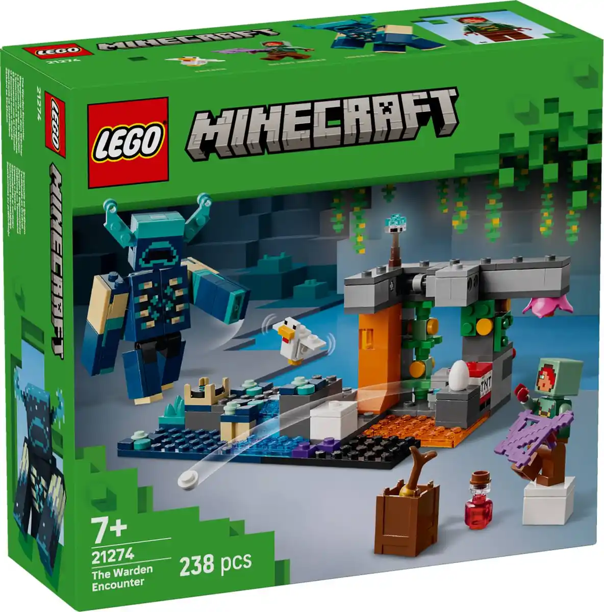 Bild 1 von LEGO MINECRAFT »Begegnung mit dem Wächter« Spielset 21274, 238-teilig