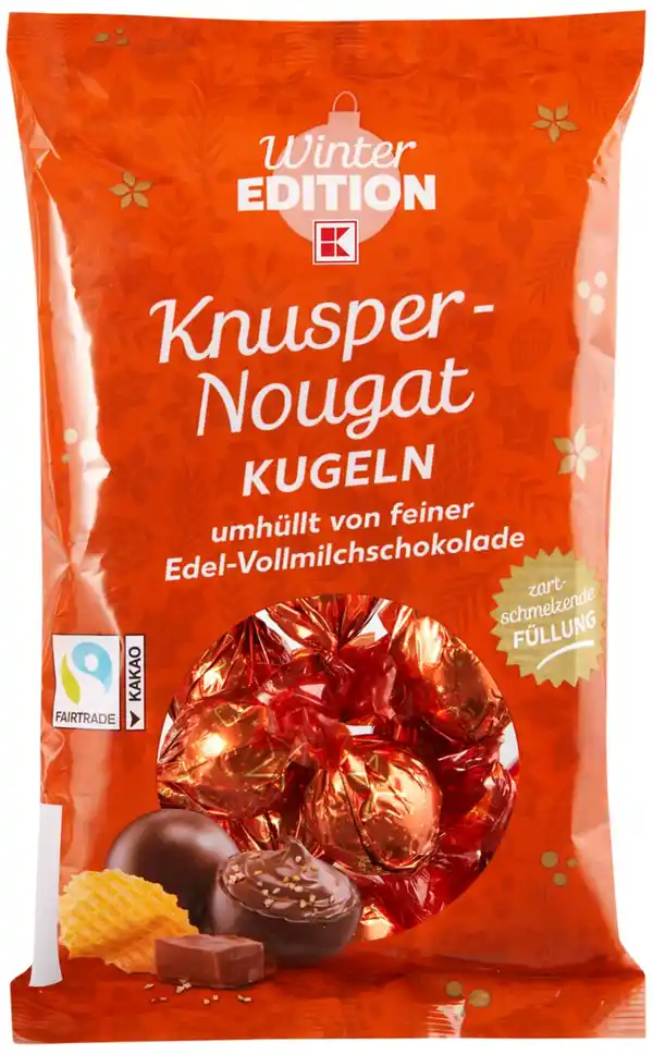 Bild 1 von K-WINTER EDITION Gefüllte Schoko-Kugeln oder Gelee-Baumbehang, 150 - 225-g-Packg.