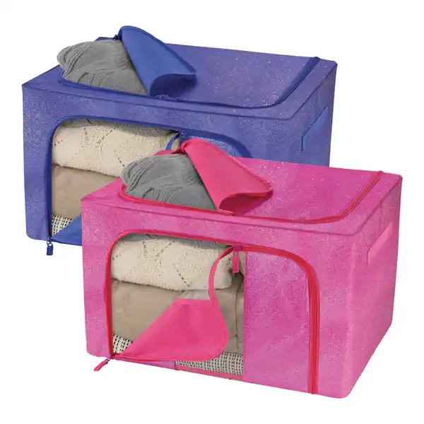 Bild 1 von DOMOPAK LIVING Textilbox »Glitter« mit Fenster