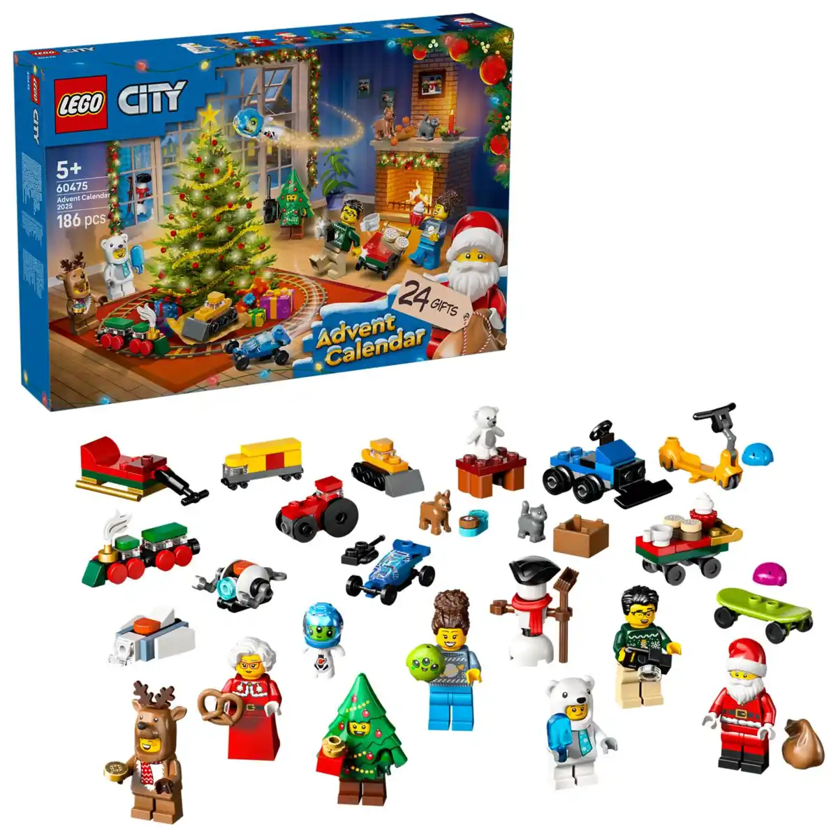 Bild 1 von LEGO CITY Adventskalender »60475«, 186-teilig