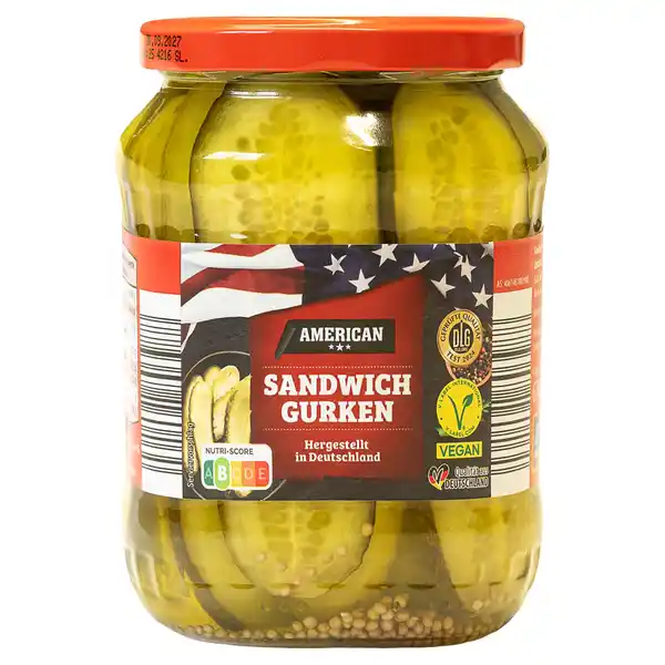 Bild 1 von AMERICAN Sandwichgurken 720 ml