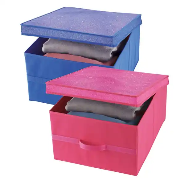 Bild 1 von DOMOPAK LIVING Textilbox L »Glitter«