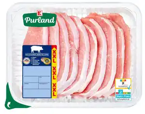 K-PURLAND Minutensteaks XXL aus dem Schweinelachs, 800-g-Großpackg.