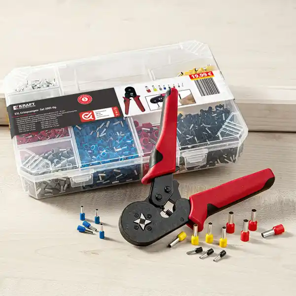 Bild 1 von Kraft Werkzeuge XXL-Crimpzangen-Set 2001-teilig