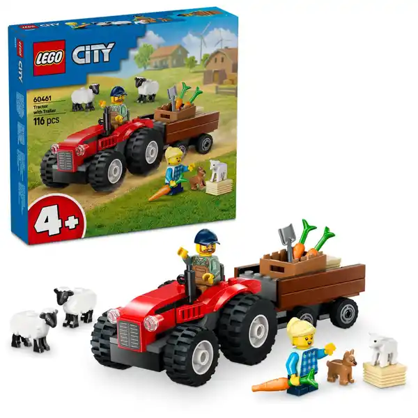 Bild 2 von LEGO CITY »Traktor mit Anhänger« Spielset 60461, 116-teilig