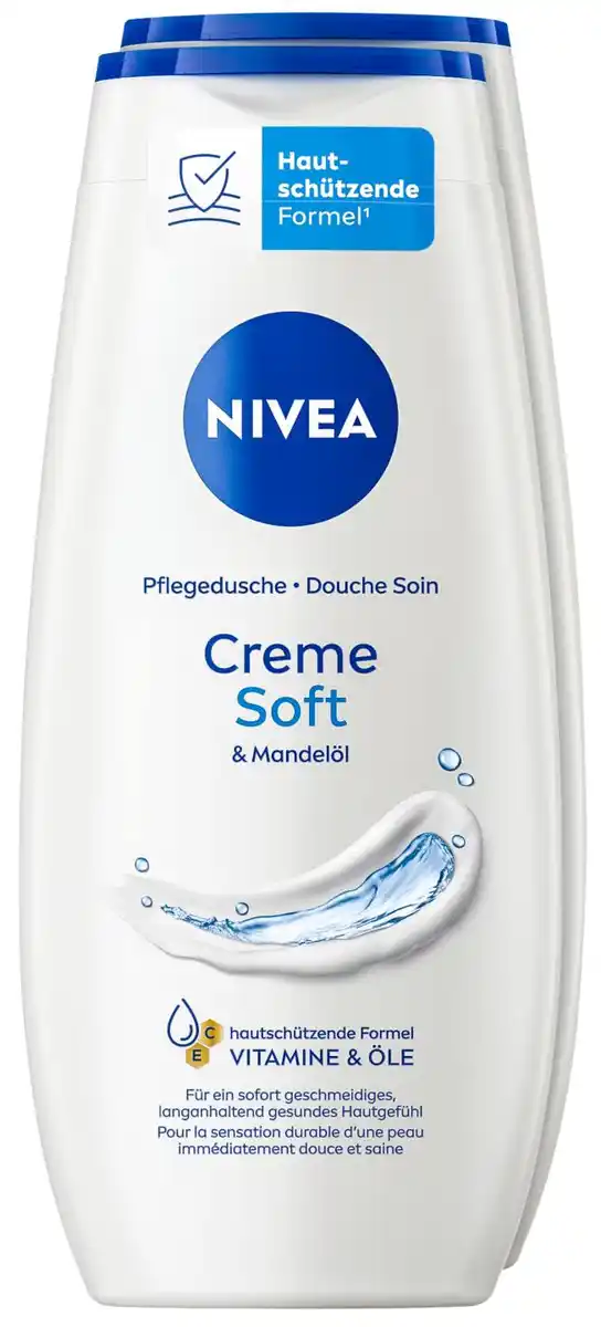 Bild 1 von NIVEA Duschgel, 2 x 250-ml-Fl.