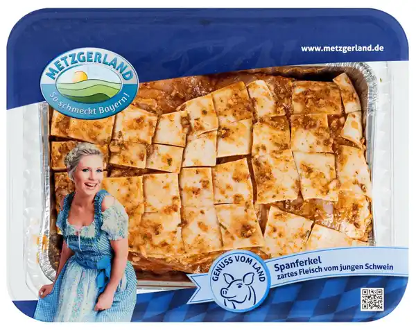 Bild 1 von METZGERLAND Spanferkel-Braten, kg