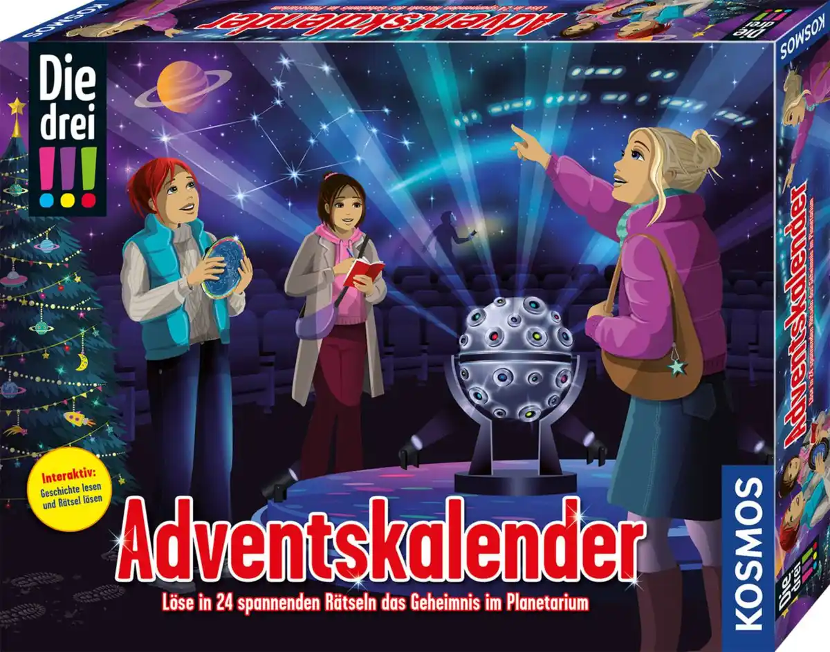 Bild 1 von KOSMOS Adventskalender 2025 »Die drei ???«