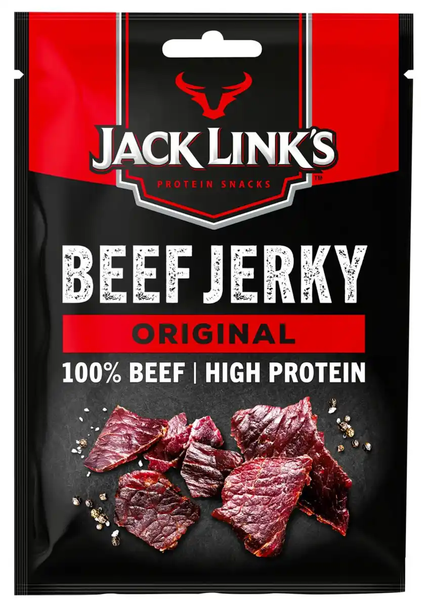 Bild 1 von JACK LINK'S Beef Jerky, 60-g-Packg.