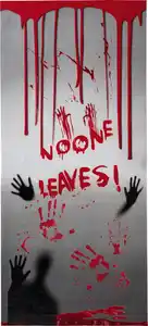 Halloween-Türabdeckung