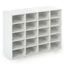Bild 1 von Schuhschrank L, ca. B. 92 x H. 67 x T. 33 cm - Weiß