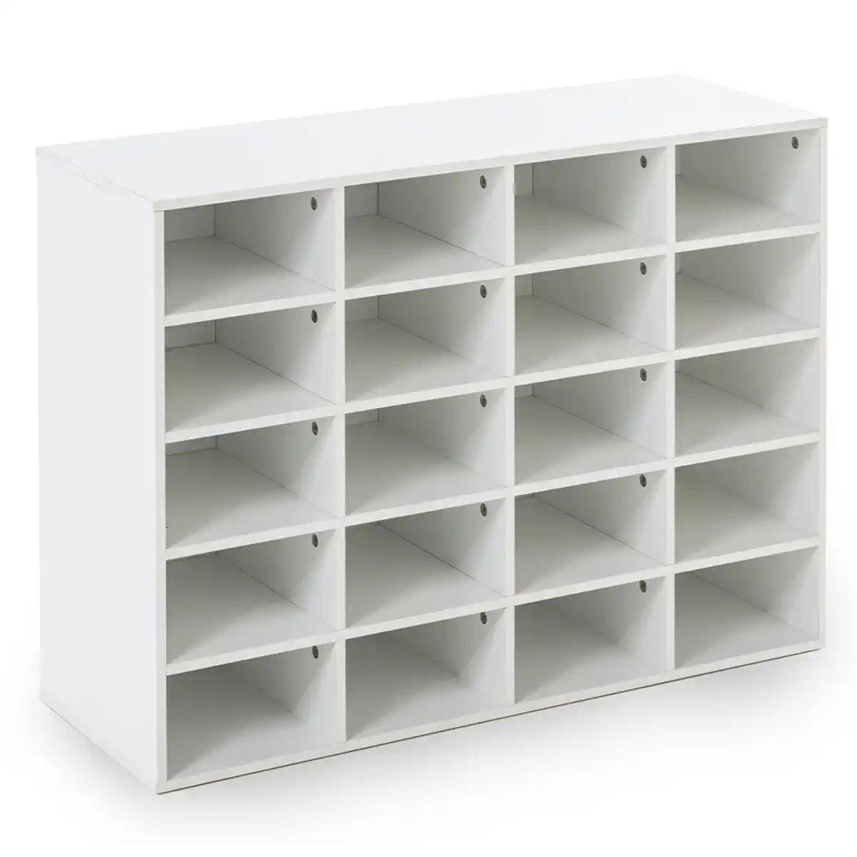 Bild 1 von Schuhschrank L, ca. B. 92 x H. 67 x T. 33 cm - Weiß