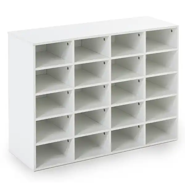 Bild 1 von Schuhschrank L, ca. B. 92 x H. 67 x T. 33 cm - Weiß