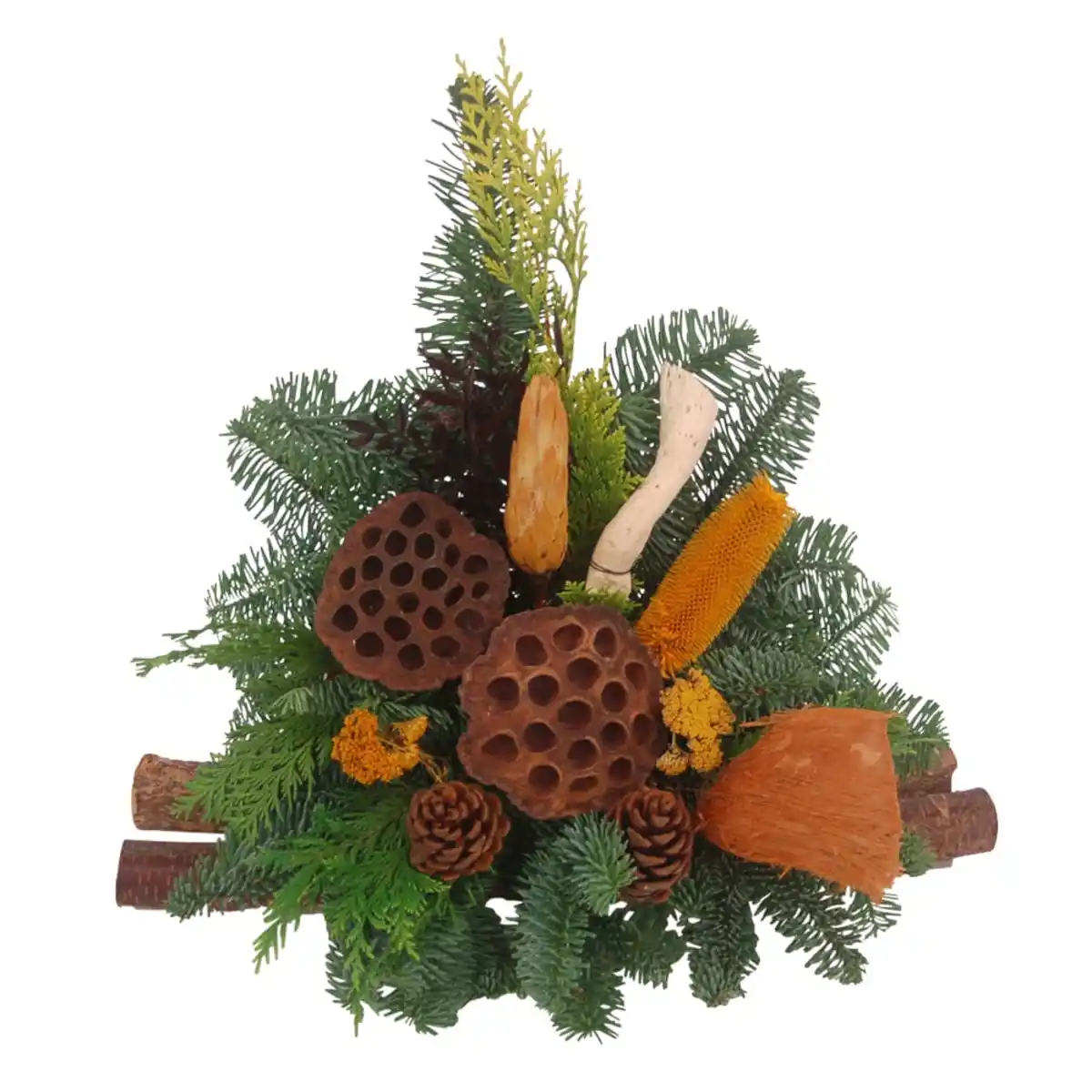 Bild 1 von Grabgesteck auf Birkenästen