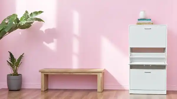 Bild 2 von LuxeFit Schuhschrank mit 3 Türen, ca.60 x 30 x 114,5 cm – Weiß