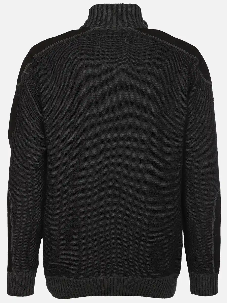 Bild 2 von Herren Stricktroyer mit Stickerei Schwarz