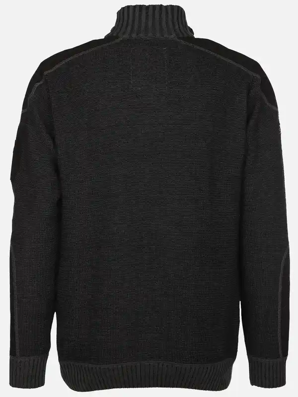 Bild 2 von Herren Stricktroyer mit Stickerei Schwarz