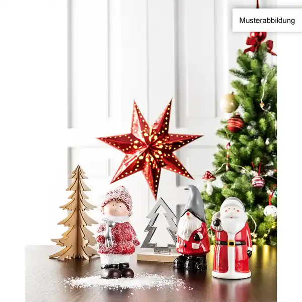 Bild 3 von LED-Papierstern - Rot