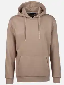 Herren Kapuzenshirt mit Stickerei Grau
