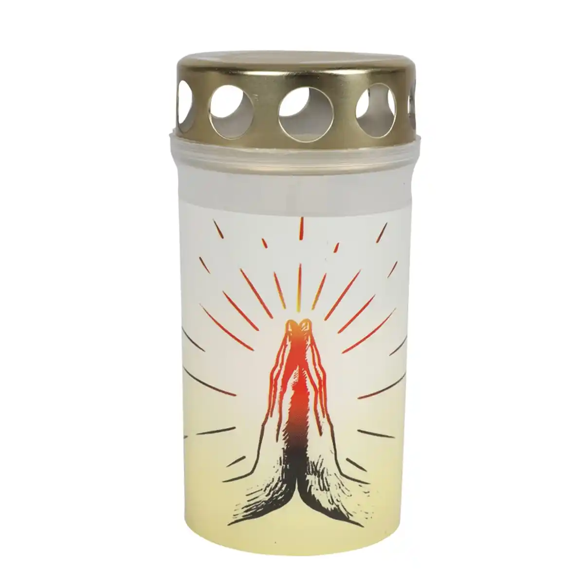 Bild 1 von Motiv-Grablicht Hände mit Deckel