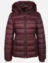 Bild 1 von Damen Steppjacke mit abnehmbarer Kapuze Rot