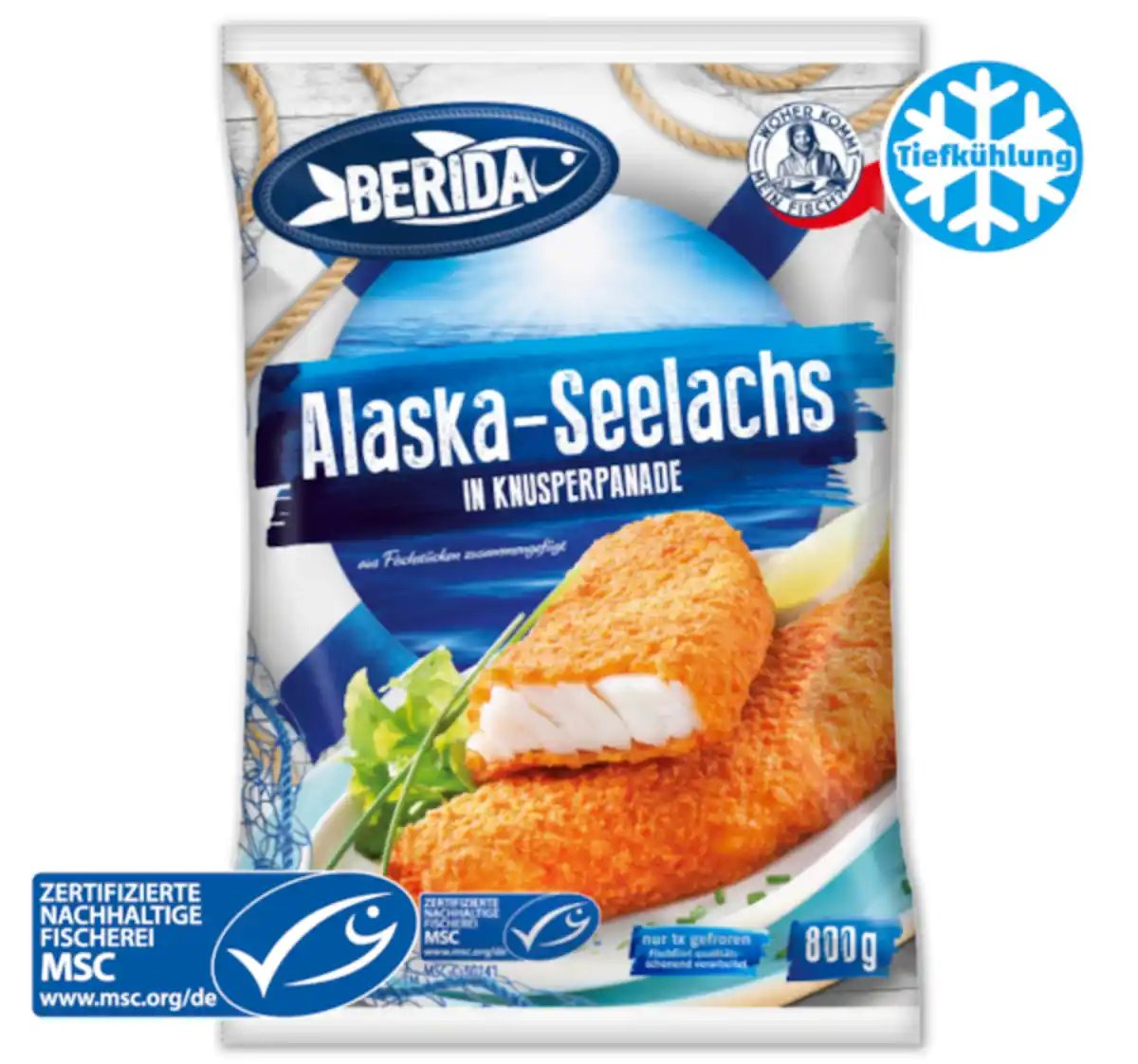 Bild 1 von BERIDA Alaska-Seelachsfilet
