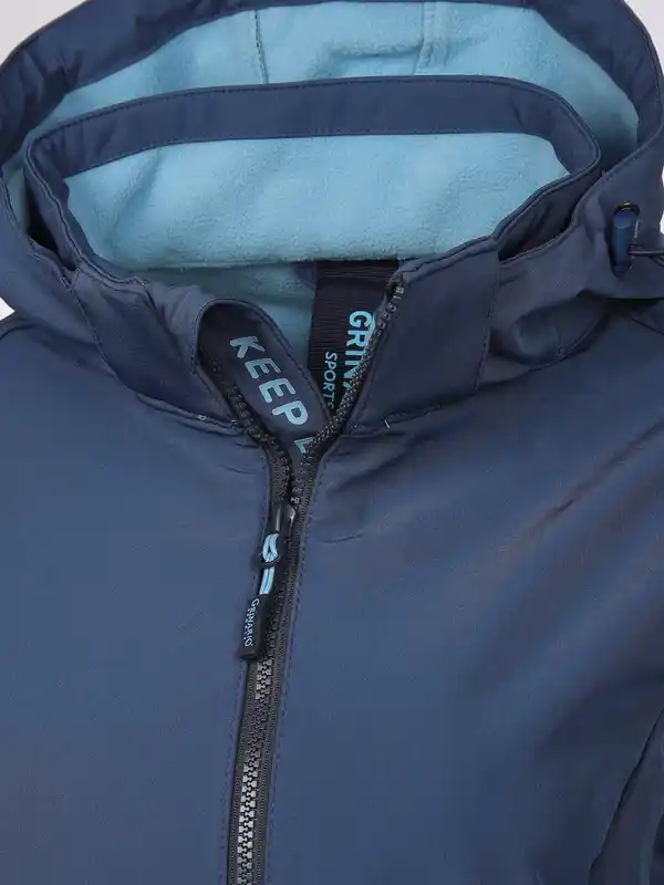 Bild 4 von Damen Softshelljacke mit Kapuze Blau