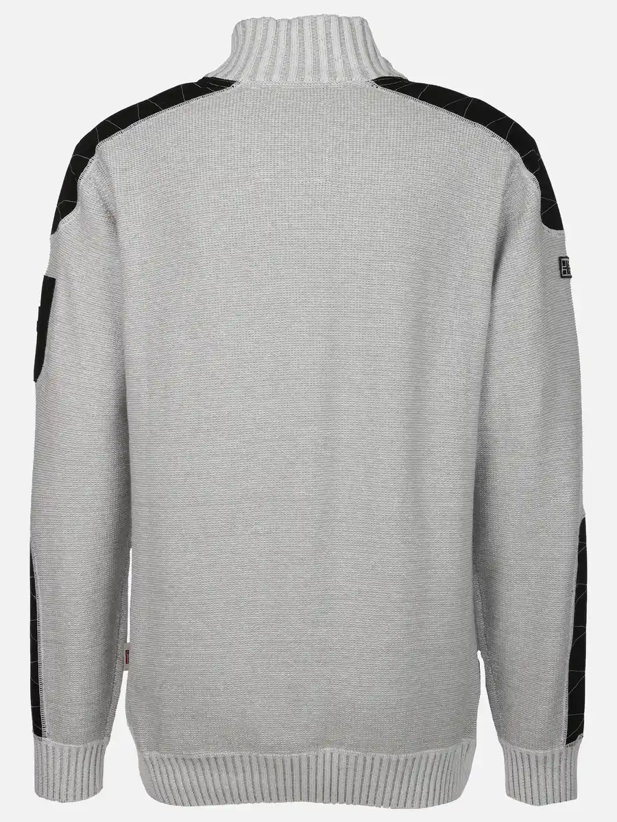 Bild 2 von Herren Stricktroyer mit Stickerei Weiß