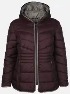 Große Größen Steppjacke Lila