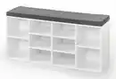 Bild 2 von Universal-/ Schuhschrank mit Sitzkissen - Weiß