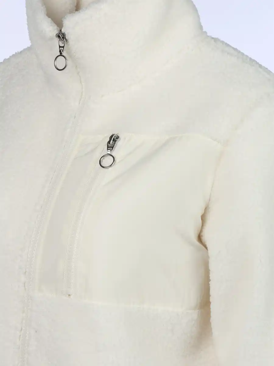 Bild 4 von Damen Jacke aus Teddyfell Weiß