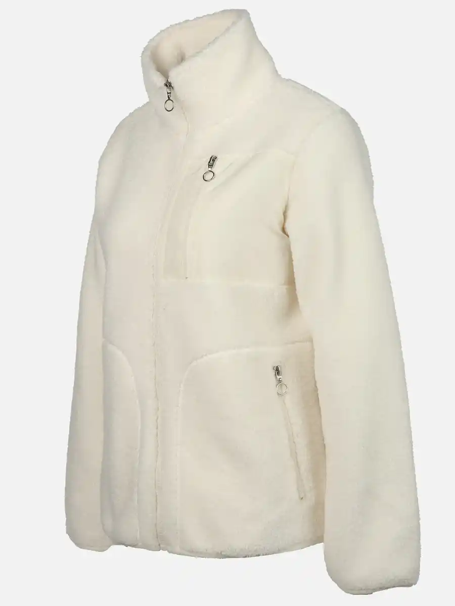 Bild 3 von Damen Jacke aus Teddyfell Weiß