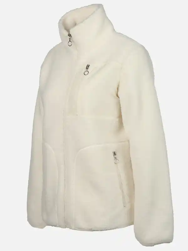 Bild 3 von Damen Jacke aus Teddyfell Weiß