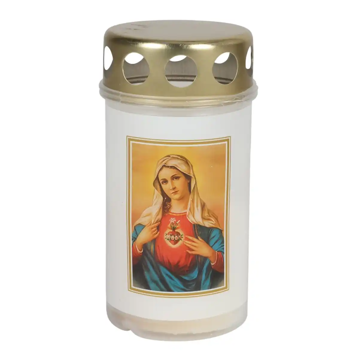 Bild 1 von Motiv-Grablicht Maria Metalldeckel