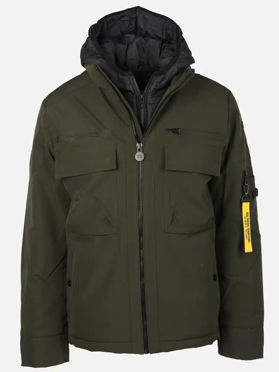 Bild 1 von Herren Jacke 2in1 Optik Oliv