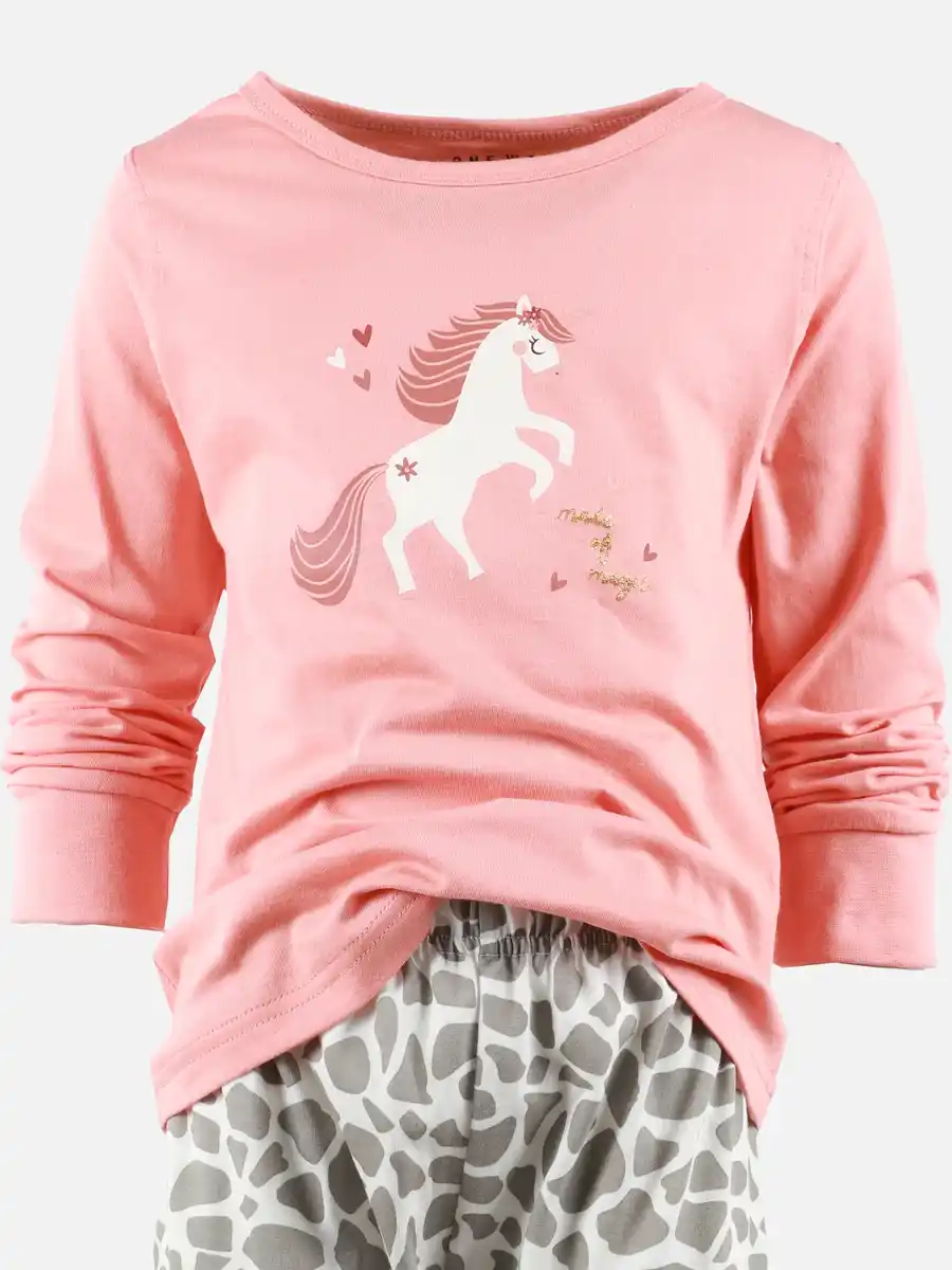 Bild 3 von Mädchen Schlafanzug mit Frontprint Pink